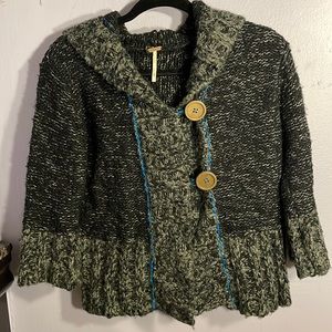 Free People Hooded Cardigan